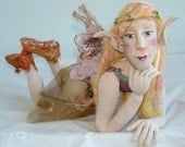 6 Part Soft Sculpture Art Doll Tutorial/ Study in Mixed Media:  NIAMH-Mediterranean Fairy of the Dead Sea