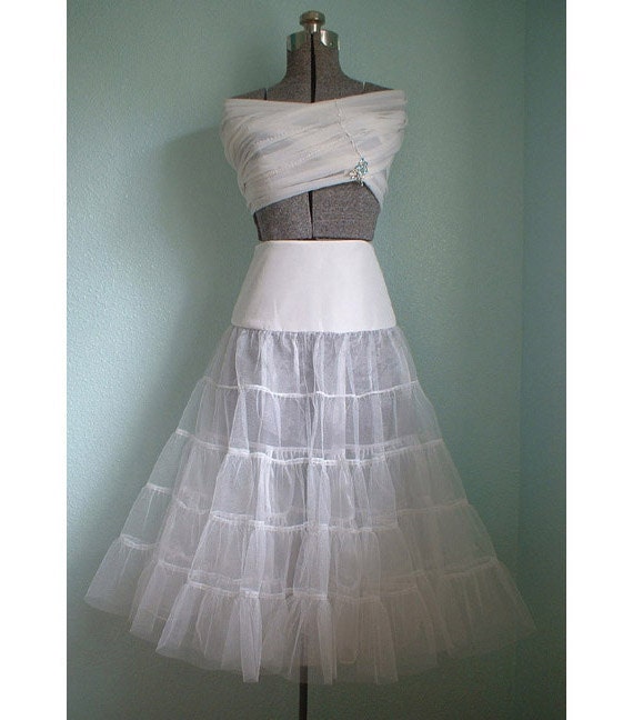 Sewing Pattern 1950s lingerie Crinoline Petticoat Bridal slip 1208