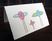 Congrats on your new baby card or baby announcement