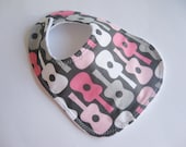 Baby Bib - Pink Guitar