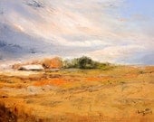 SALE - Art Painting Fine Art Original Landscape Impressionism Painting canvas Oil Painting by Shevanthi and FREE Shipping