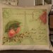 French Carte Postale Bird Pillow Decorative Throw Pillow Cover, Shabby Chic