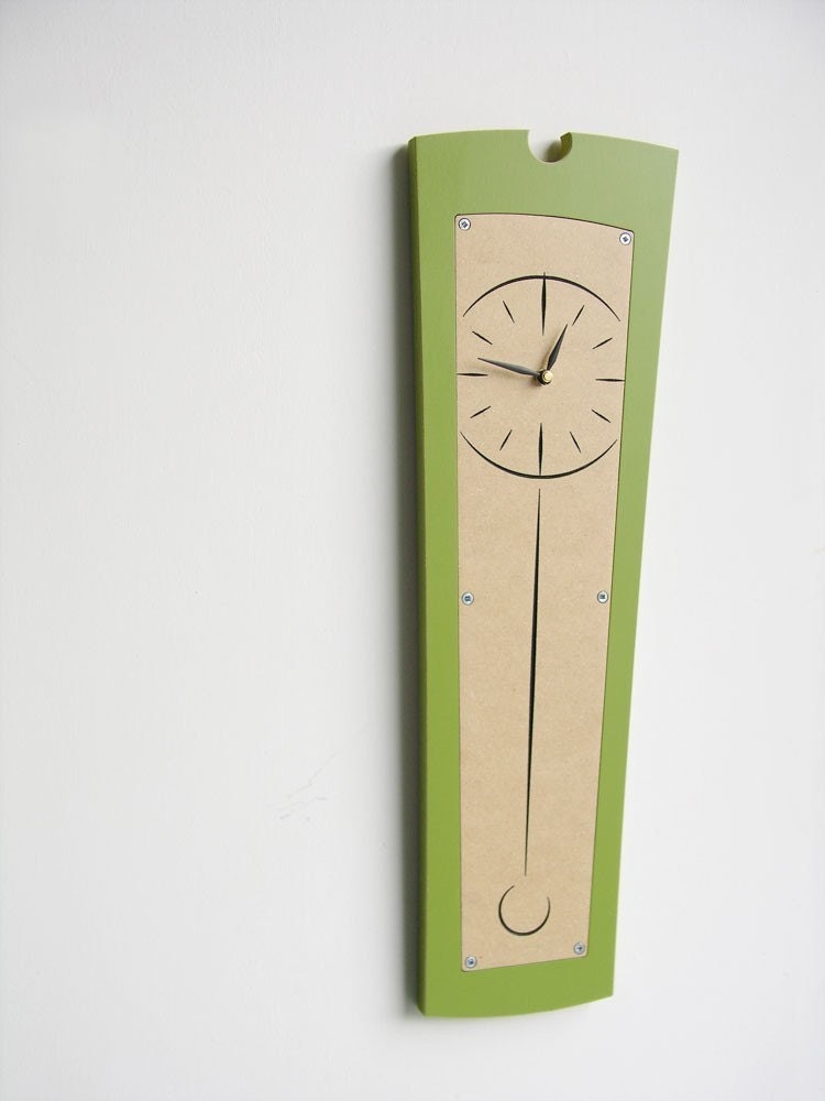 apple green pendolo wall clock