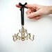 mini chandelier ornament