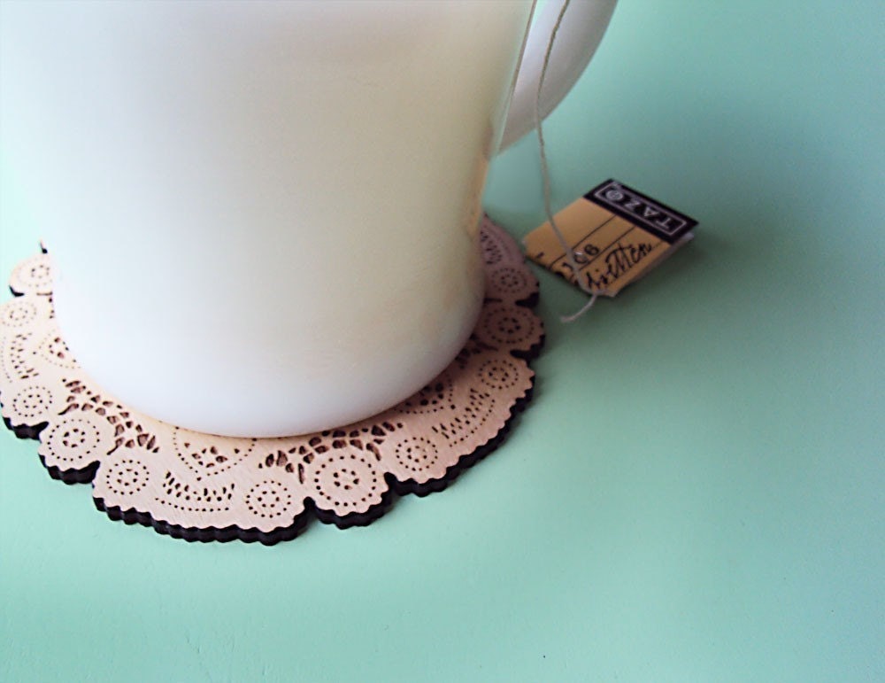 doily coasters