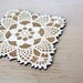 lacy doily coasters for tea or coffee lover