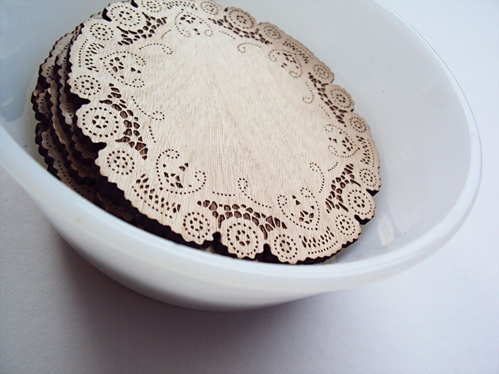 doily coasters