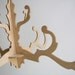 fancy chandelier in natural birch
