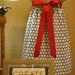 Gray and White Polka Dot Dress with Interchangeable Ribbon Belt
