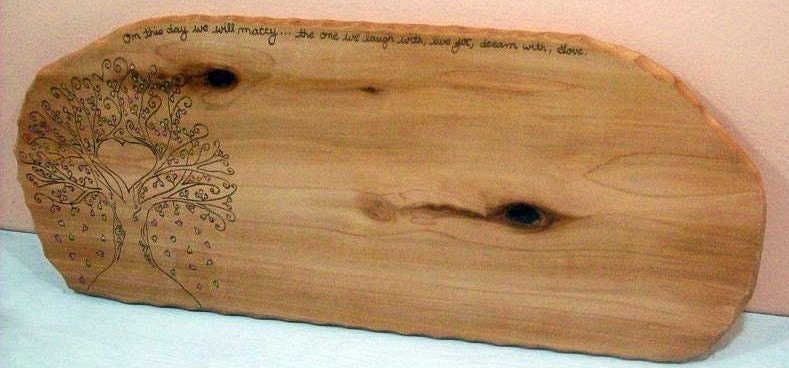 Wood Wedding Guest Book Alternative Large Wedding Heart Tree