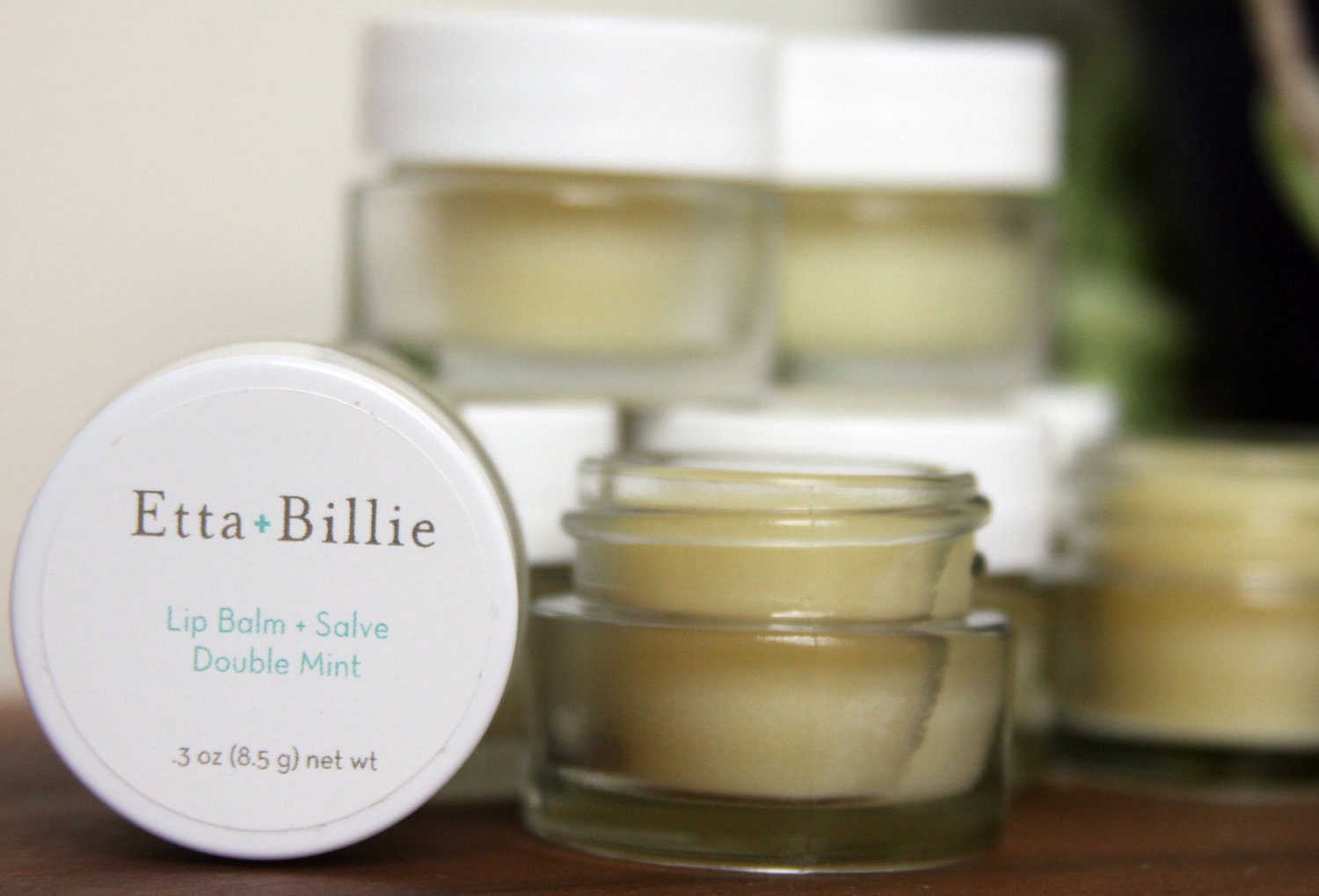 Double Mint Lip Balm and Salve Certified Organic Ingredients
