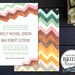 Chevron Custom Wedding Invitation Set (((ETSY EXCLUSIVE)))