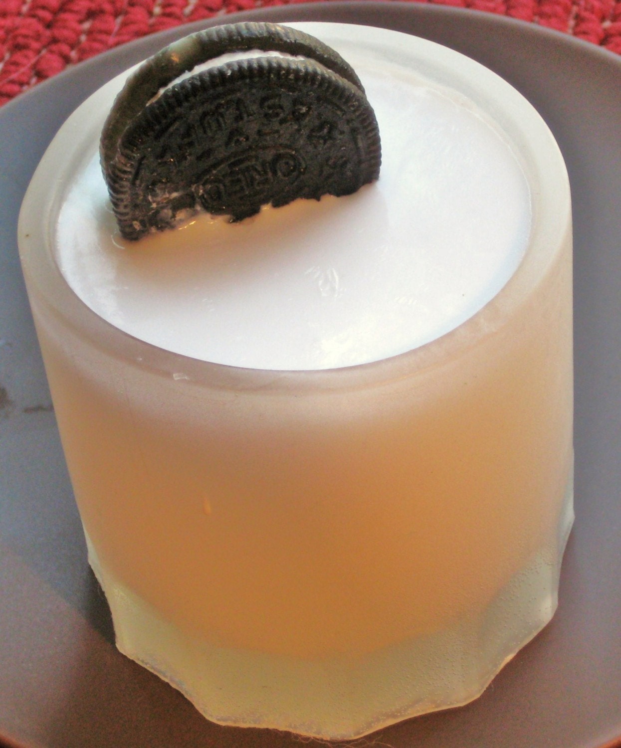 Justin's Milk and Cookie Vegan Beverage Novelty Soap