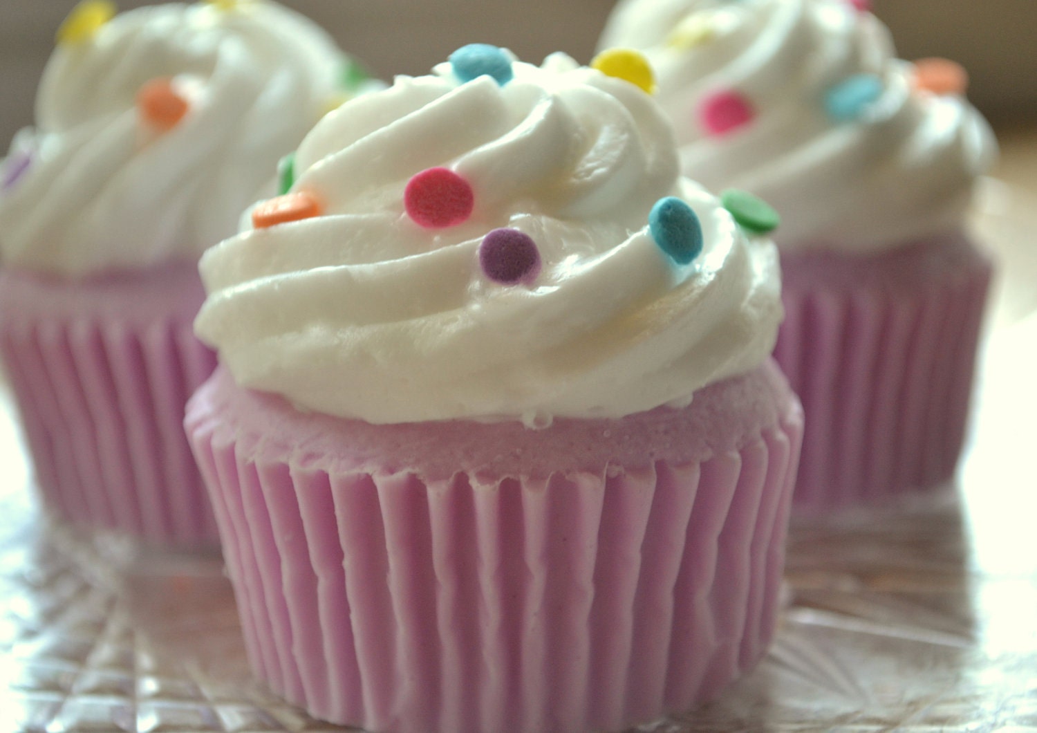AJs Cupcake Factory Soap - Party Confetti Cupcake Soap