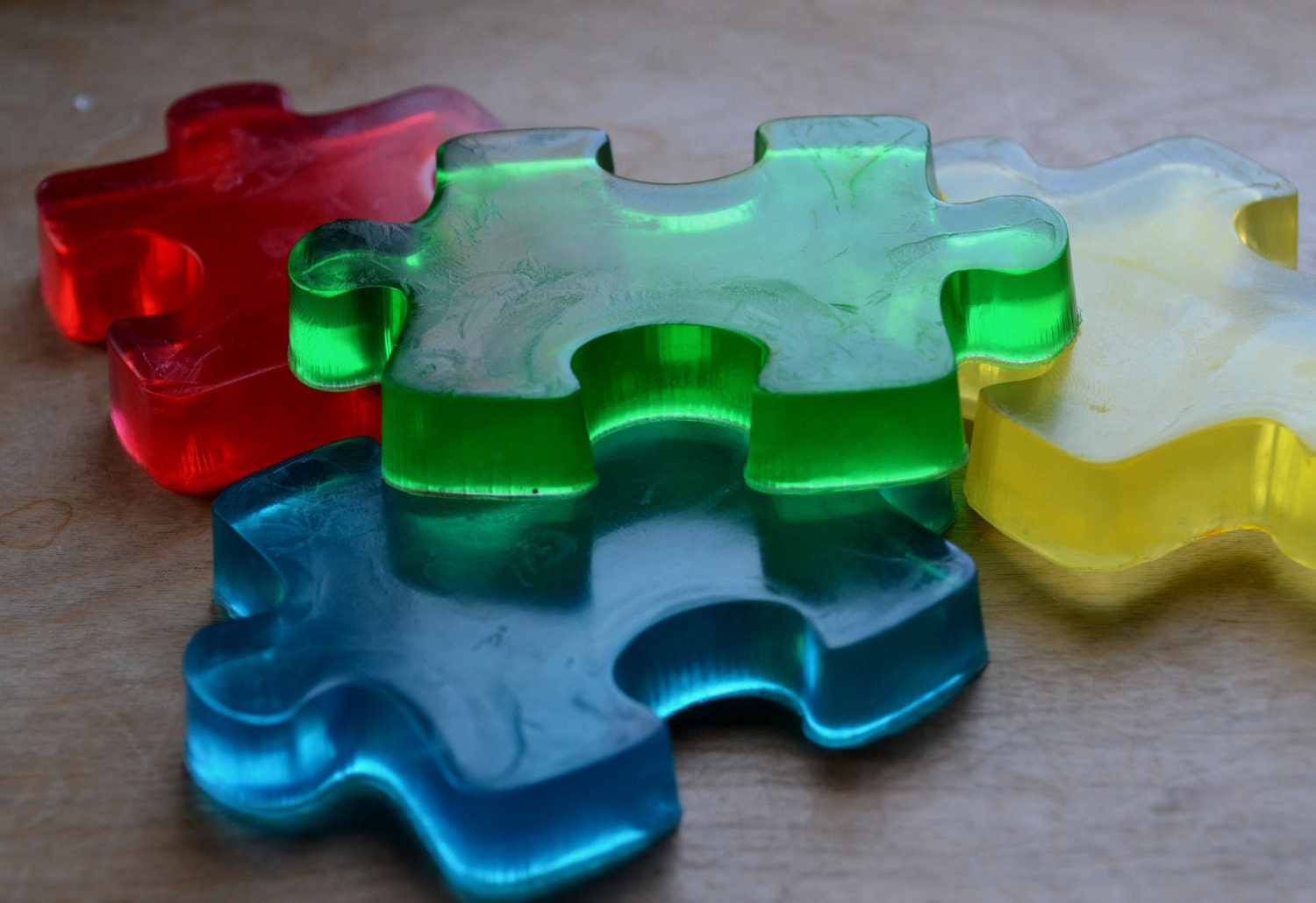 Autism Awareness Puzzle vegan Soap