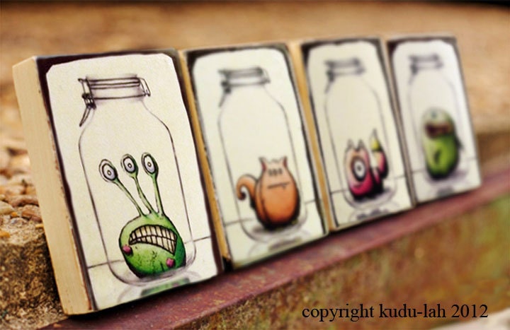 You Pick Three (Mason Jar Critter Art)