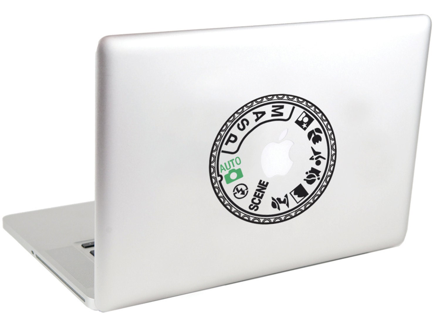 Nikon Mode Dial MacBook Decal by Suzie Automatic