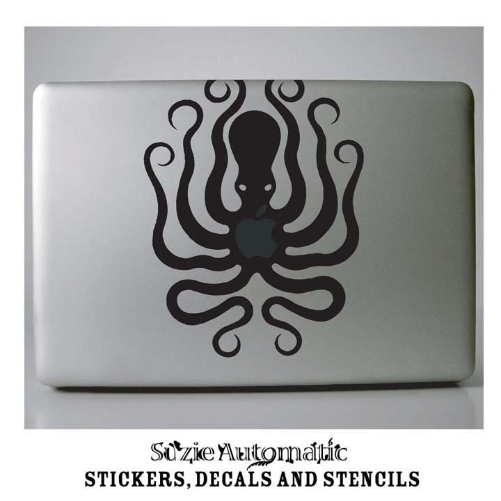 Octopus MacBook Decal by Suzie Automatic