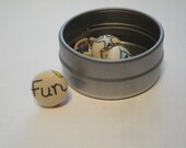 Fun in the Sun Fabric Covered PushPin Set of 5