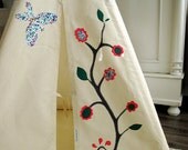 Custom made play teepee tent
