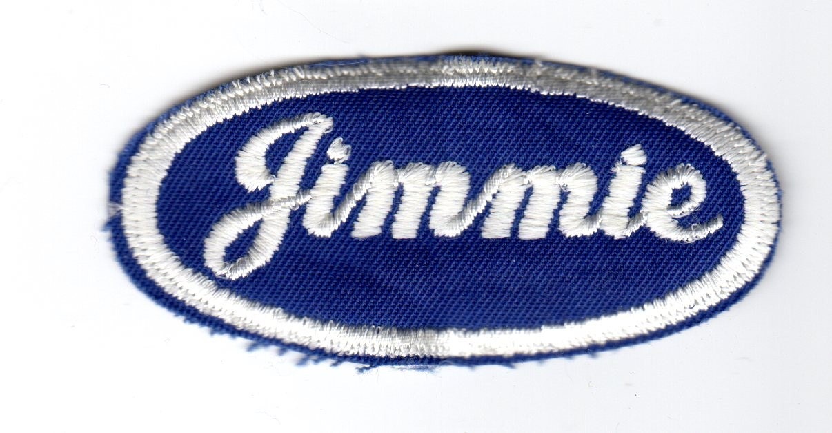 embroidered name patch