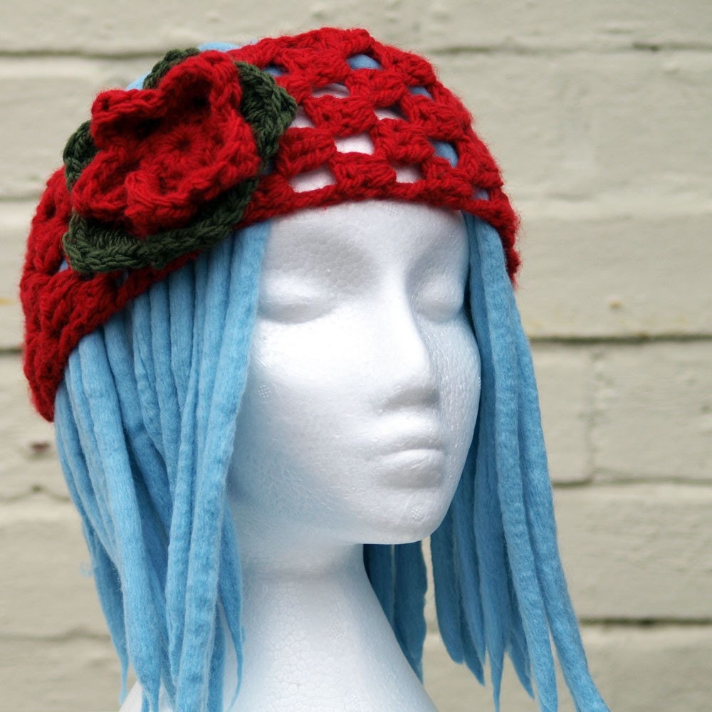 CLEARANCE SALE Granny's Garden Crochet Headband