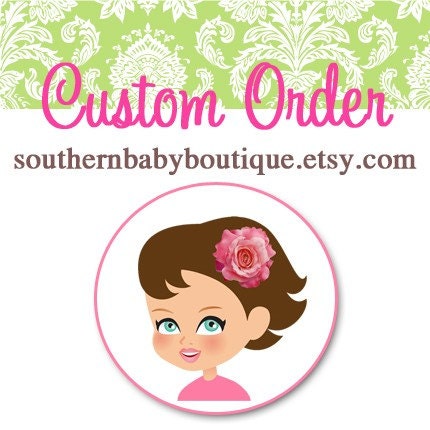 CUSTOM Order for dlm2004 Only