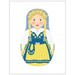 Matryoshka Swedish Girl Art Print