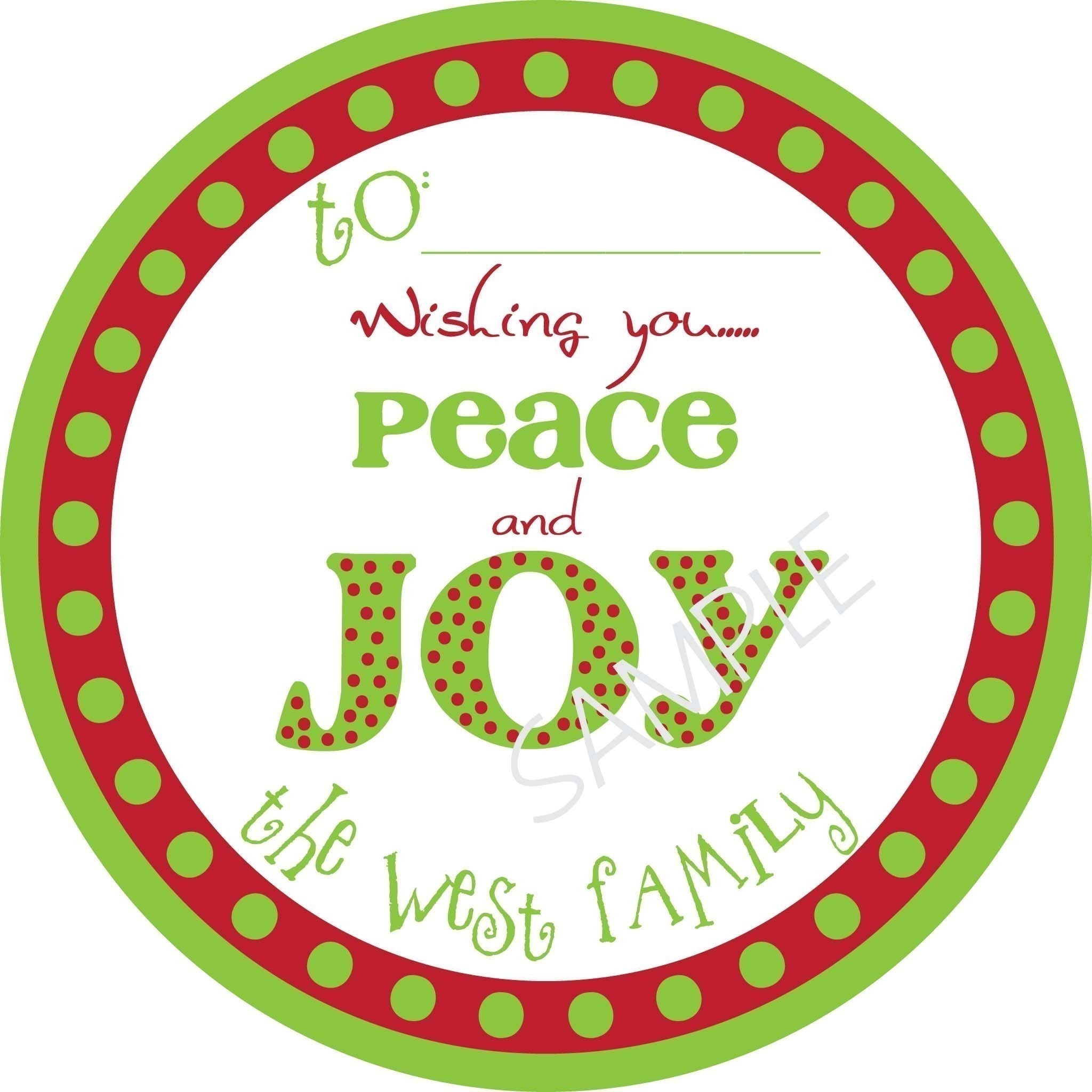 Christmas Gift tag Sticker,Gift, Polka dots,Holiday, Children, Kids,Party, Favor stickers,Personalized Stickers Set of 24