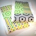 Modern Patchwork Geometric Boutique Burp Cloths Unisex Baby Shower Gift - Bella Green Fabric
