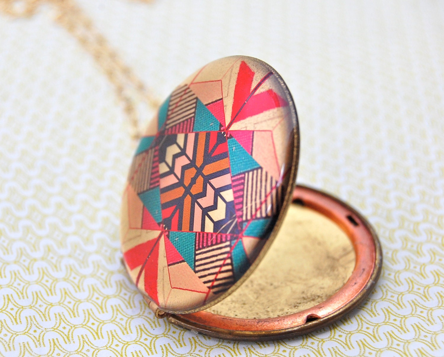 The Kaleidoscope Locket - Vintage