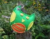 Melvin, the Owl Keychain