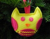 Viola, the Owl Ornament