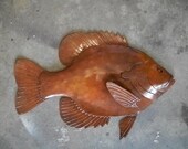 Bluegille Sunfish metal fish Art wall sculpture Lake Cabin Cottage