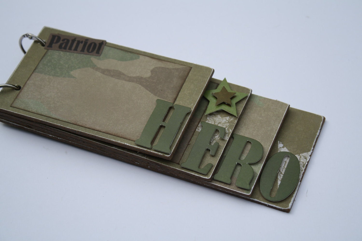 Military Hero Wooden Album