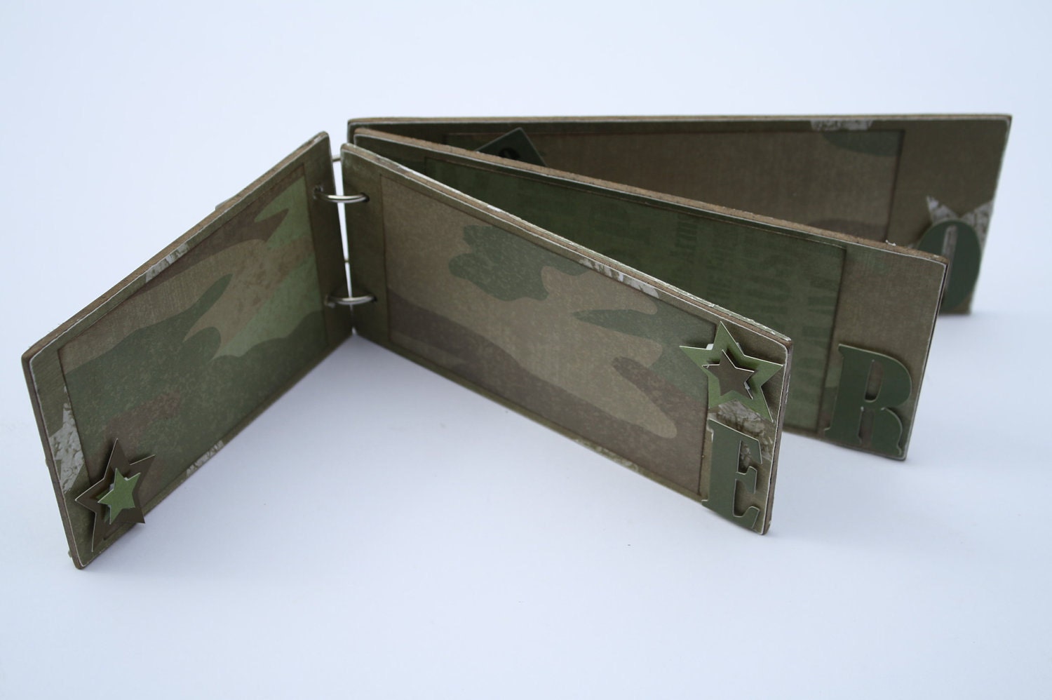 Military Hero Wooden Album