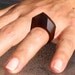 GEM - Palissander wood Ring OOAK