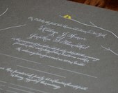 Custom Marriage Certificate - Hand Calligraphy Ketubah