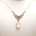 Bridal necklace, wedding jewelry, Vintage style necklace with Swarovski crystal, wedding necklace, bridesmaid jewelry