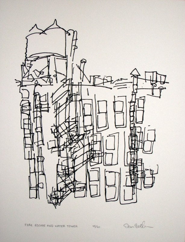 Fire Escape and Water Tower