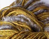 Siren Song - handspun yarn, natural novelty yarn