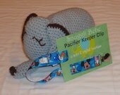 Pacifier Keeper Clip - Mickey Mouse  - works for sophie la giraffe and other teething toys