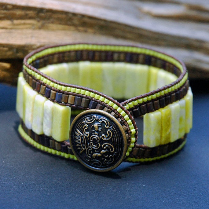 Olive New Jade Chan Luu Bracelet