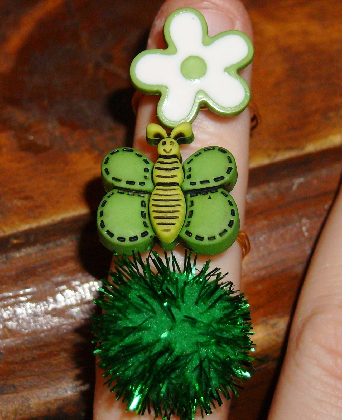Ring Set in Green