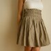 Origami in Ecru Skirt