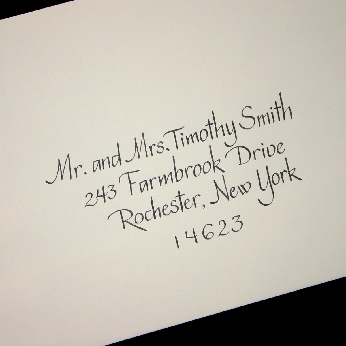 Calligraphy Envelope Addressing Service, Wedding Calligraphy, Simple Text