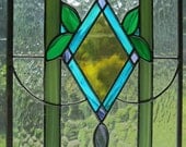 Traditional Victorian Stained Glass Panel