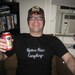 Tshirt - 'Hipsters Ruin Everything' - White on Black American Apparel 'Standard American' Fine Jersey Short Sleeve T-Shirt