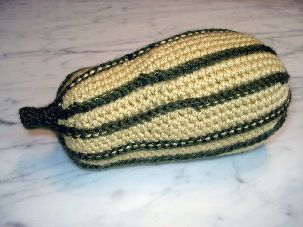 Delicata Squash Crochet Pattern