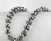 Chainmaille Bracelet - Stainless Steel - Barrel Weave